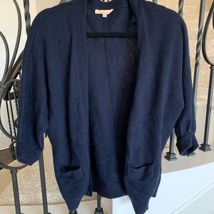Sandro chunky navy sweater